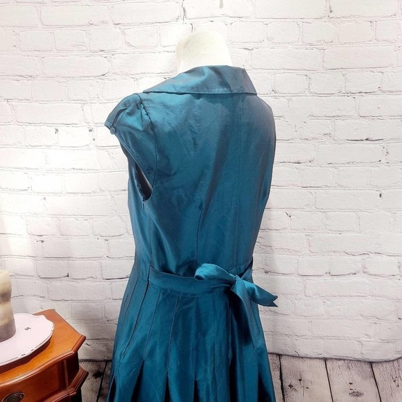 PS...STYLE Blue Fit and Flare Capped monochrome - Picture 15 of 15